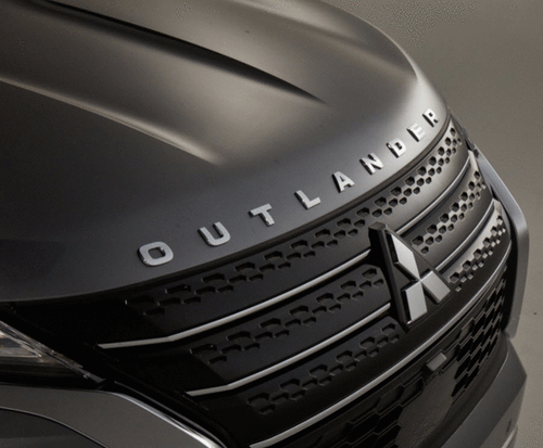 EMBLEMA DE CAPÔ OUTLANDER CROMADO